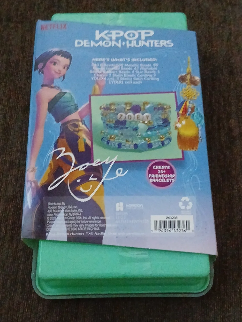 KPOP Demon Hunters Zoey Friendship Bracelet Kit